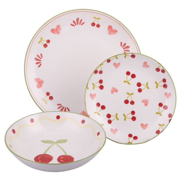 CHERRY HEART TABLE 18PCS - 5926667
