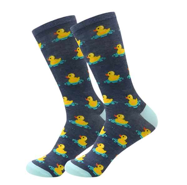 chaussettes canard jaune flottant mrcol