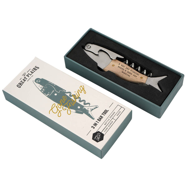 Sommelier Corkscrew Fish 'A Bad Day Fishing...'
