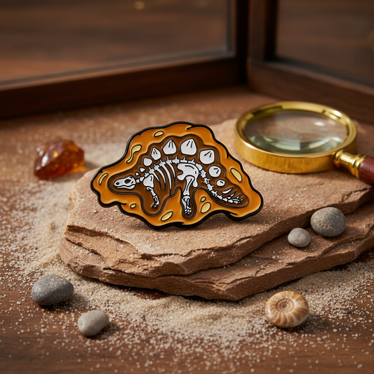 Pin's Fossil de Stegosaurs