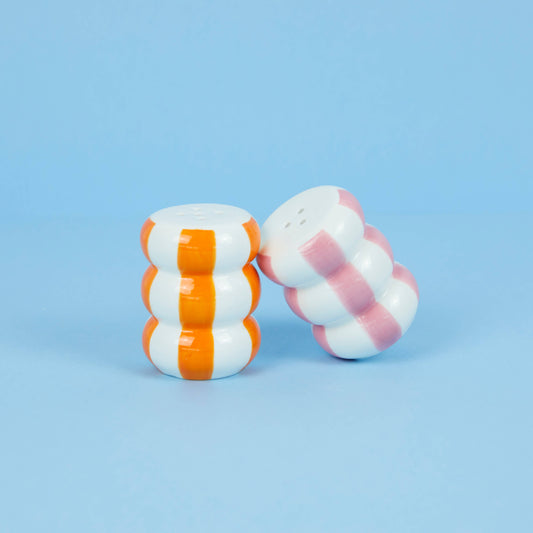 Salt and pepper buoys - Orange/Pink