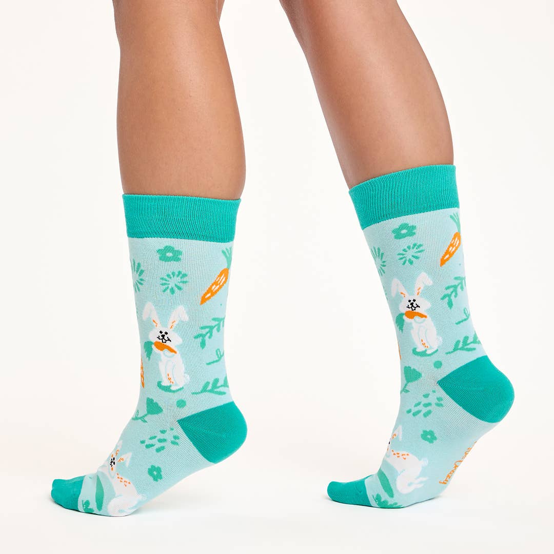 Bunny and Carrot Socks