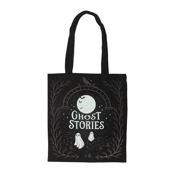 Halloween Goth "Ghost Stories" Tote Bag