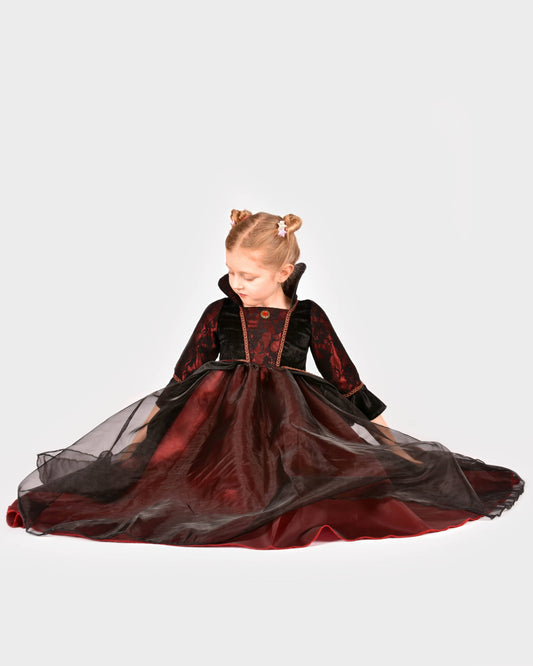 Deluxe Vampire Queen Dress 110-116 cm 4-6 years