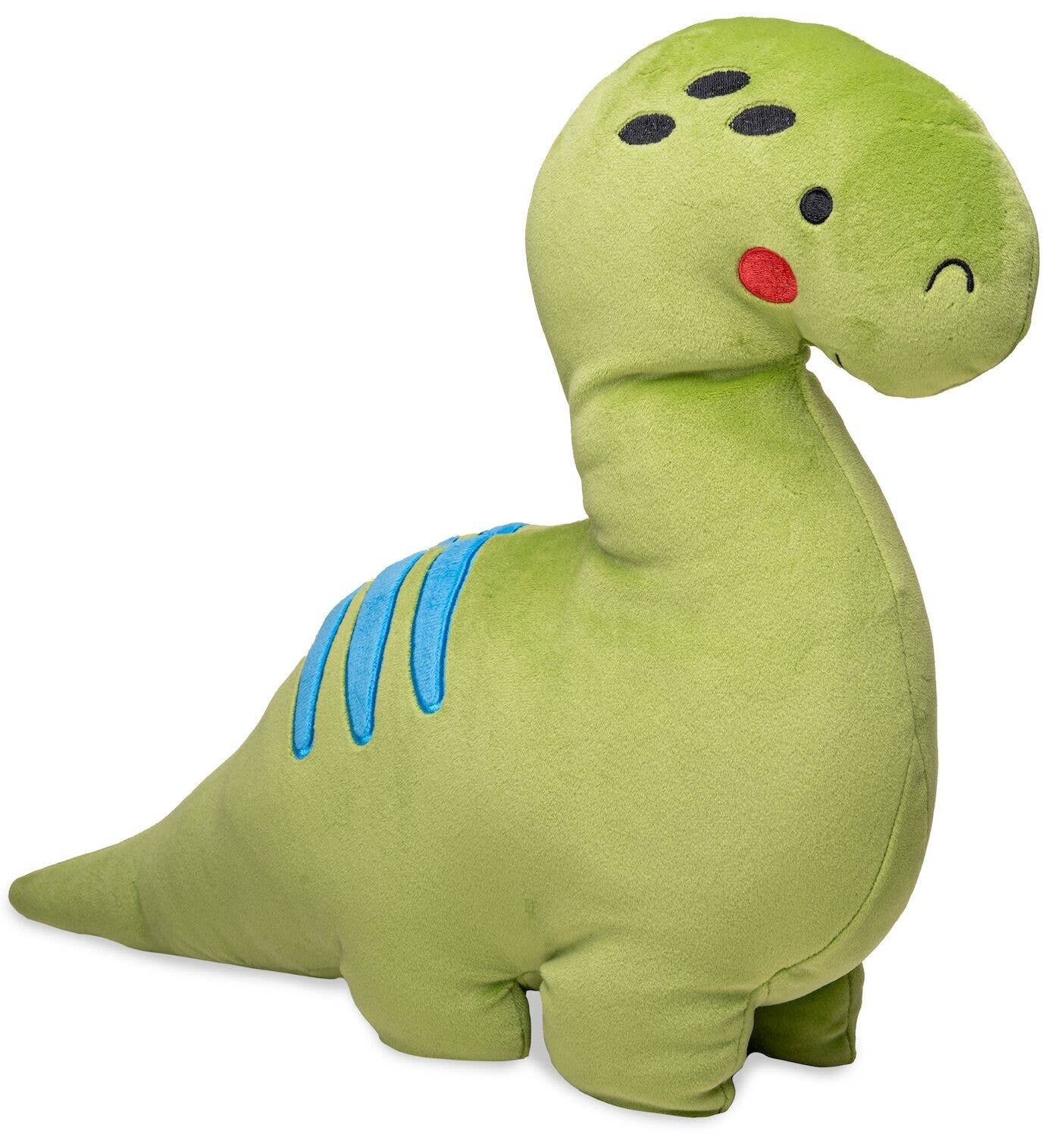 Coussin Peluche Dinosaure vert Uni Toys