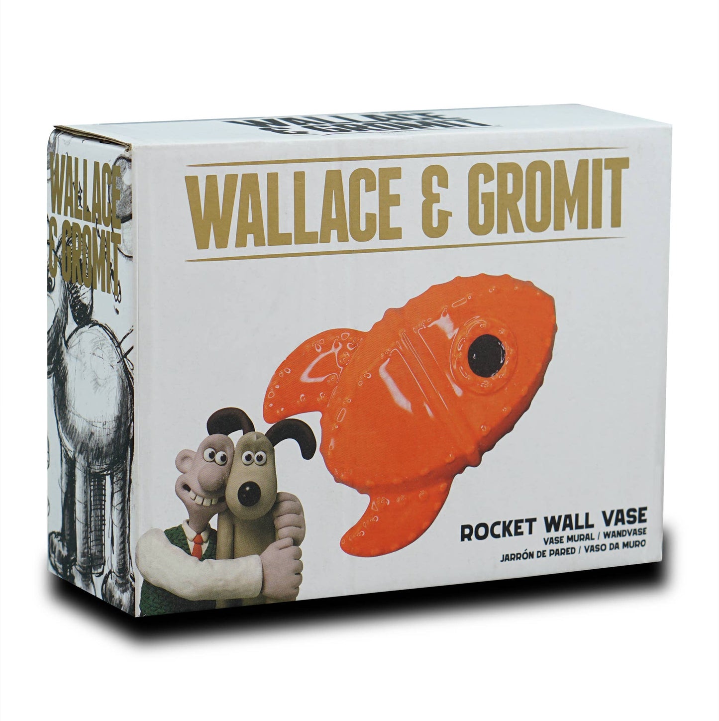 Vase mural Wallace & Gromit - Rocket