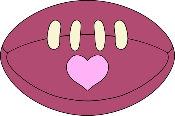 Rugby Ball Pillow Plush (9in)