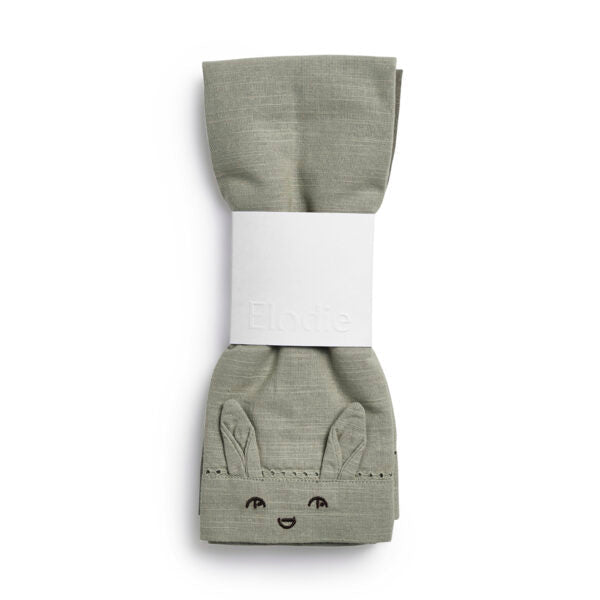 Set of 2 greene / sage mineral table towels
