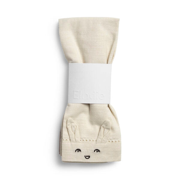 Set of 2 Vanilla White table towels