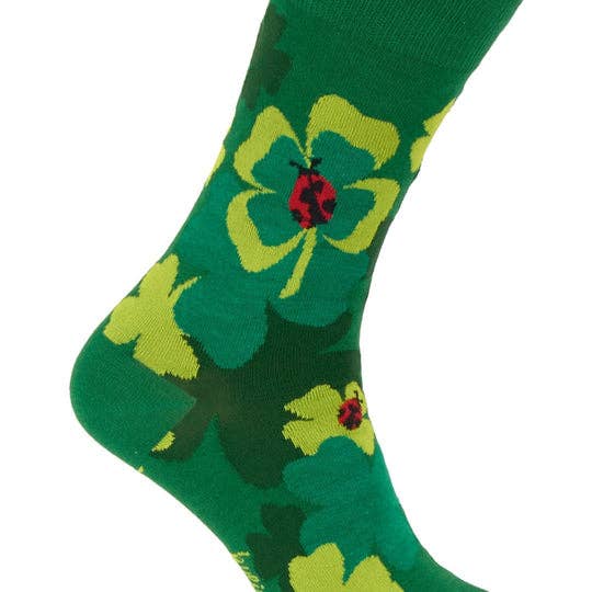 Clover and Ladybug Socks