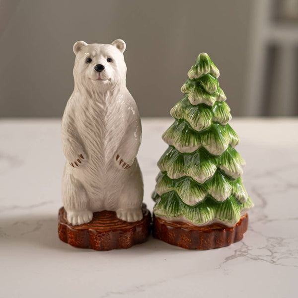 Salière et poivrière Ours Polaire – vue 2