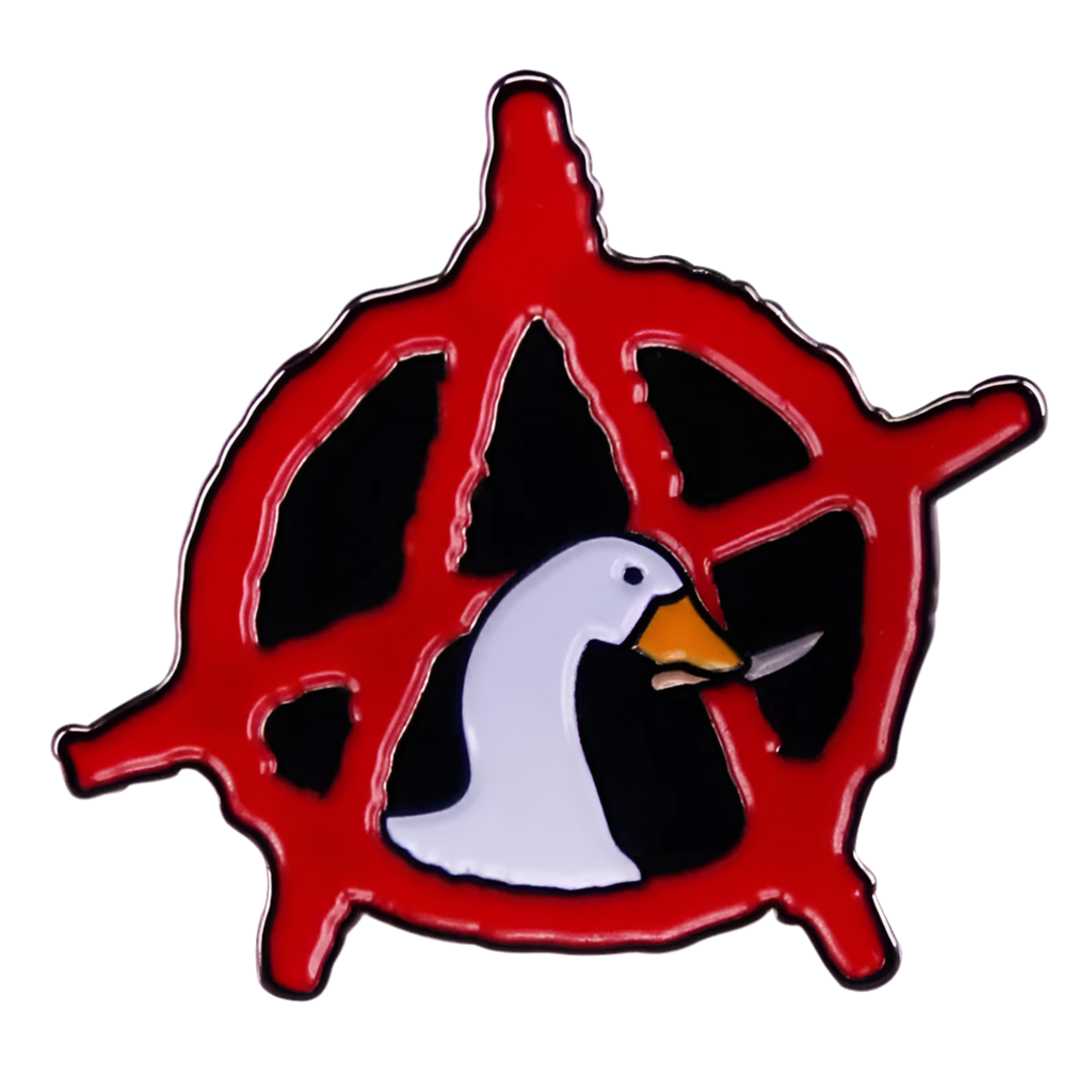 Pin's Canard Blanc Anarchiste