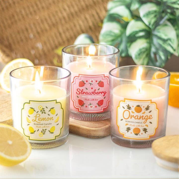 Bougie parfumée à l'orange