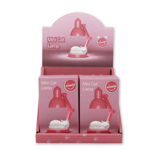 Mini Cat Night Light Lamp - Pink