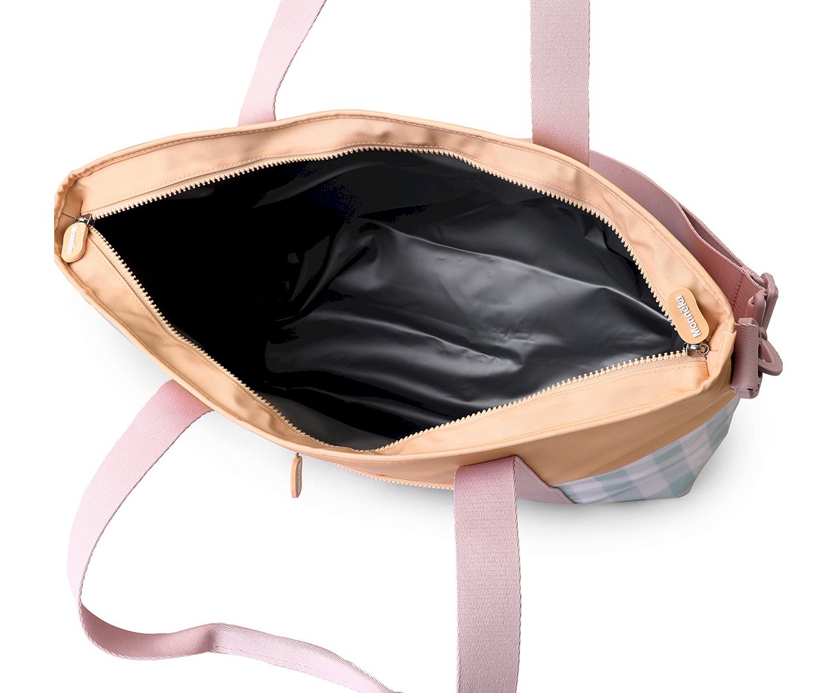 Apricot Stripes Insulated Bag