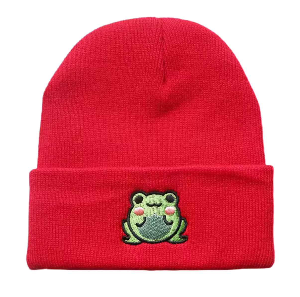 Bonnet Grenouille Kawaii Brodée