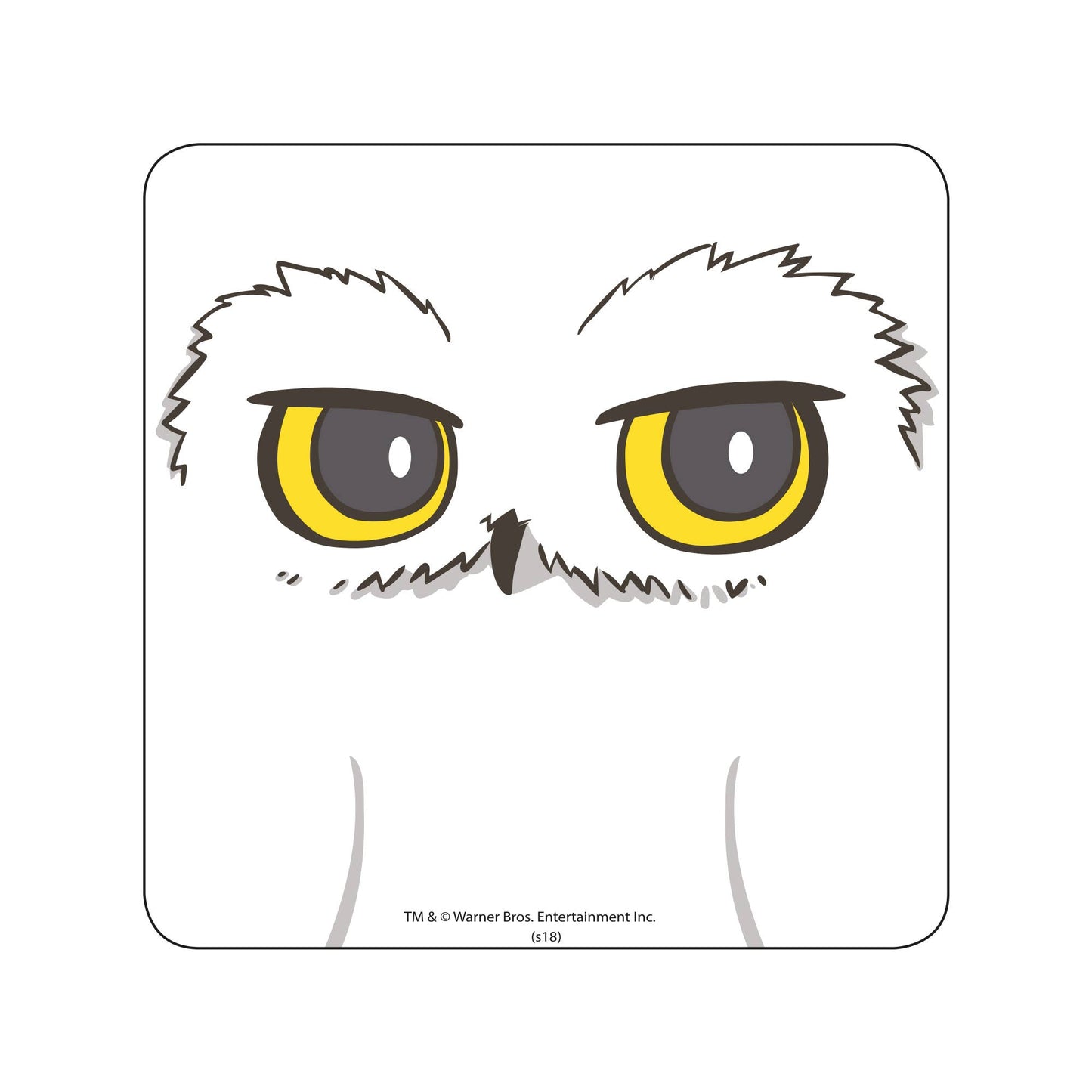 Harry Potter (Hedwig) sottobicchiere semplice