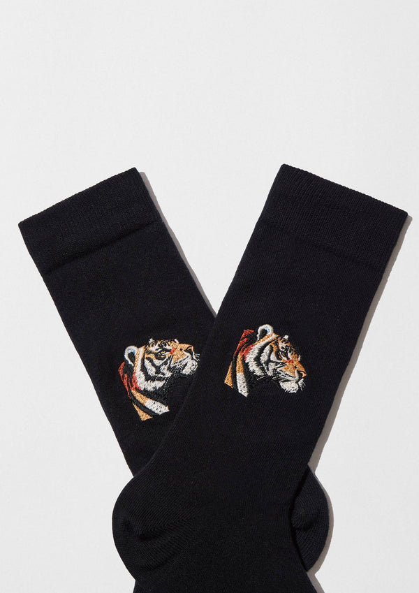Chaussettes brodées BeTiger