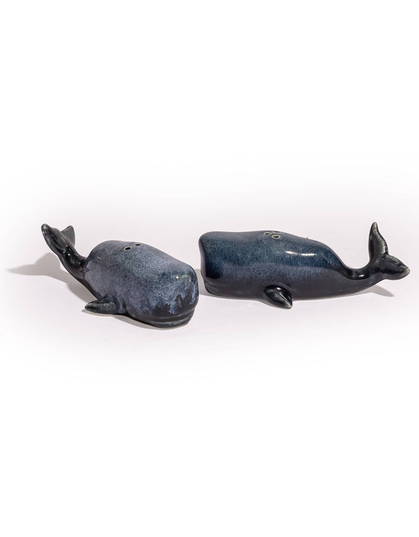 Salière et poivrière Baleine bleue