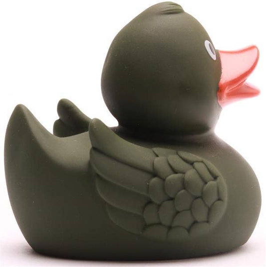 Duck with wings, olive green
