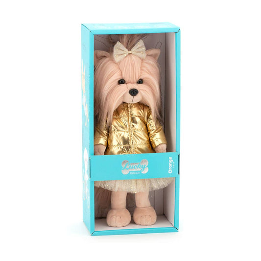Lucky Yoyo Dog Doll: Gold Jacket - 38cm