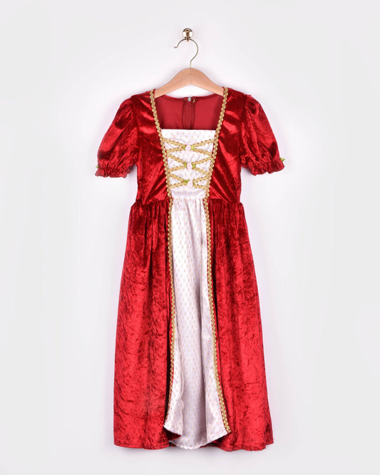 Red Velvet Princess Dress Den Goda Fen 2-4 years (98-104 cm)