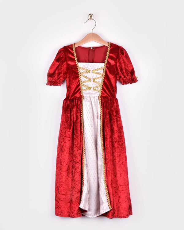 Red Velvet Princess Dress Den Goda Fen 2-4 years (98-104 cm)