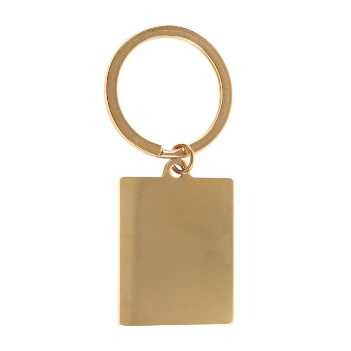 Vintage Tarot Card Keychain The Wheel of Fortune