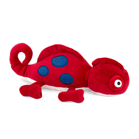 Red Chameleon Plush Toy 30 cm