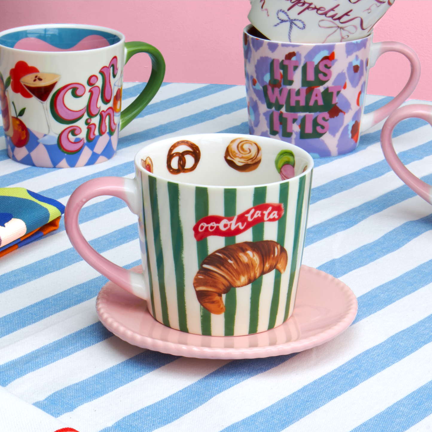 Mug Croissant « Oooh La La »