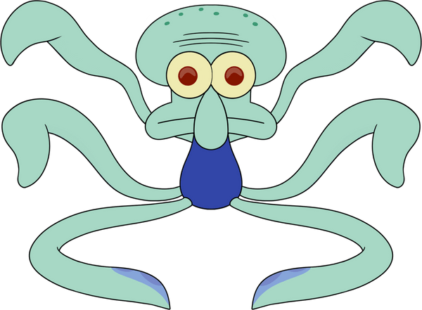 Interpretive Dance Squidward Plush (9in)