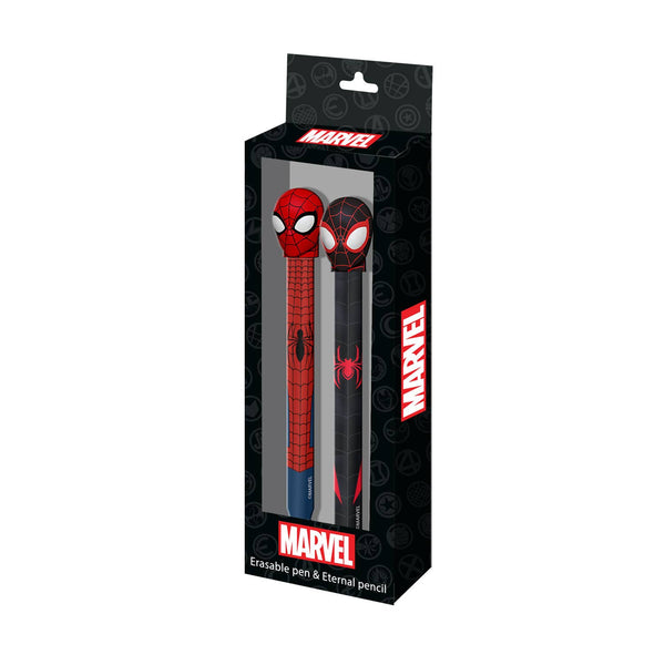 Coffret Journal + Stylo Gel Effaçable Marvel Spider-Man « Peter » – Rouge