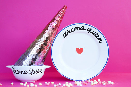Assiette La Famille S’éclate - Drama Queen
