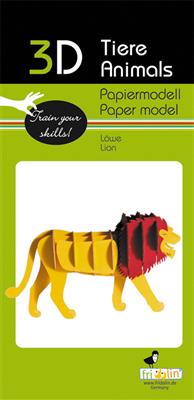 3D Paper Model - Lion