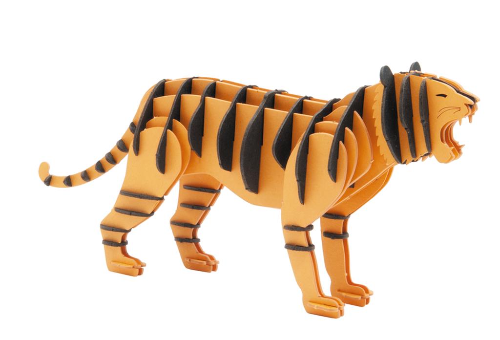 Modèle En Papier 3D - Tigre