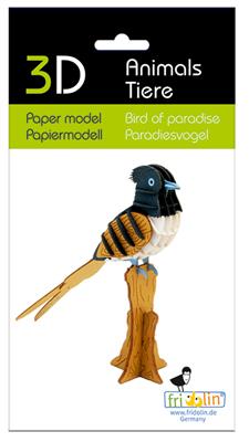 3D Paper Model - Bird of Paradise