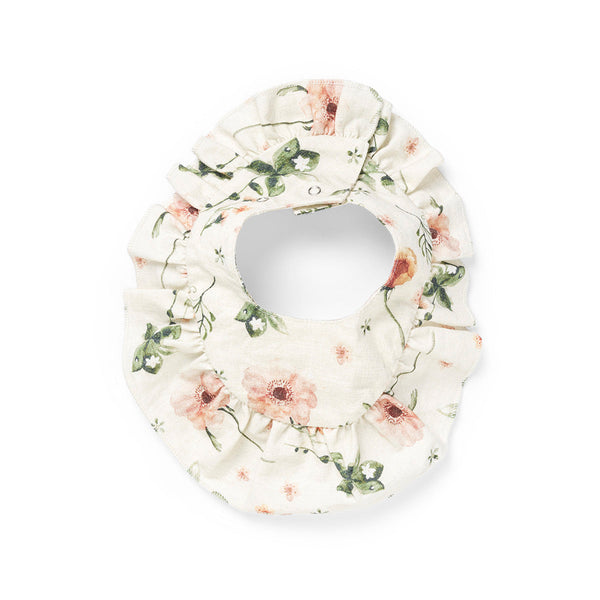 Bandana Meadow Blossom bib