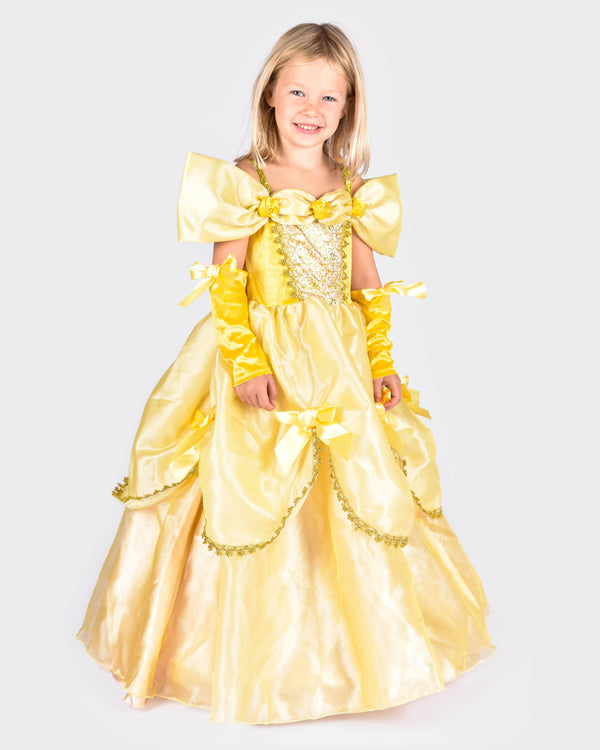 Yellow dress W. Acc Belle 98-104 cm 2-4 years