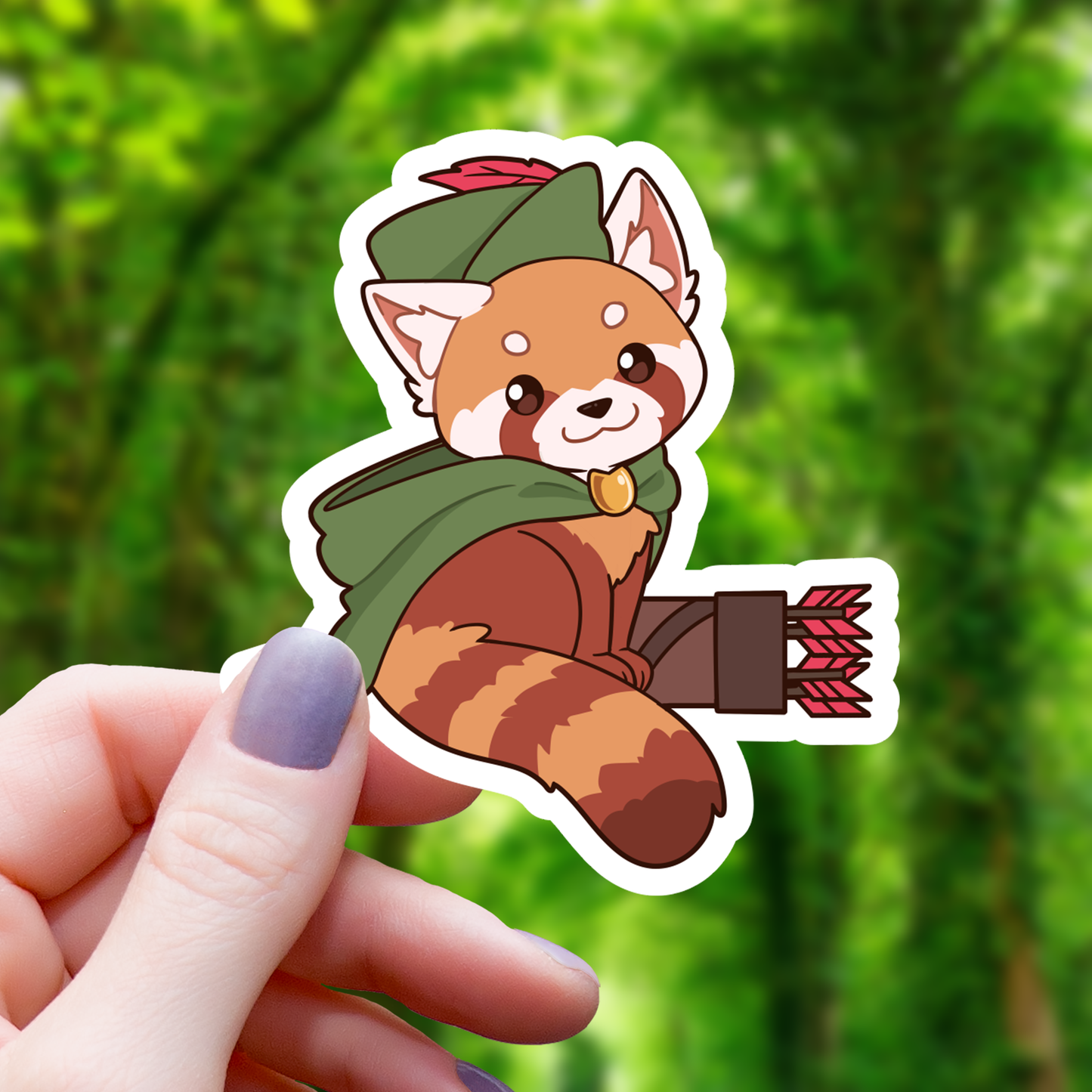 Red Panda Ranger TTRPG Sticker