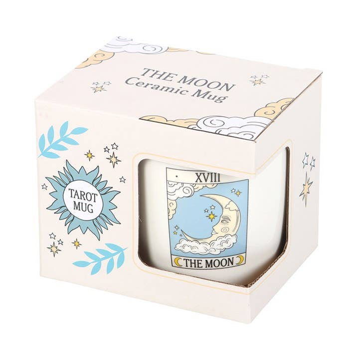 Tasse vintage carte de tarot La Lune