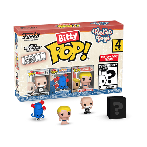 Funko Bitty Pop! Retro Toys 4-Pack Series 4 – Stranger Things