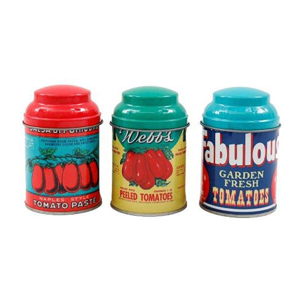 10cm vintage tomato-style spice box