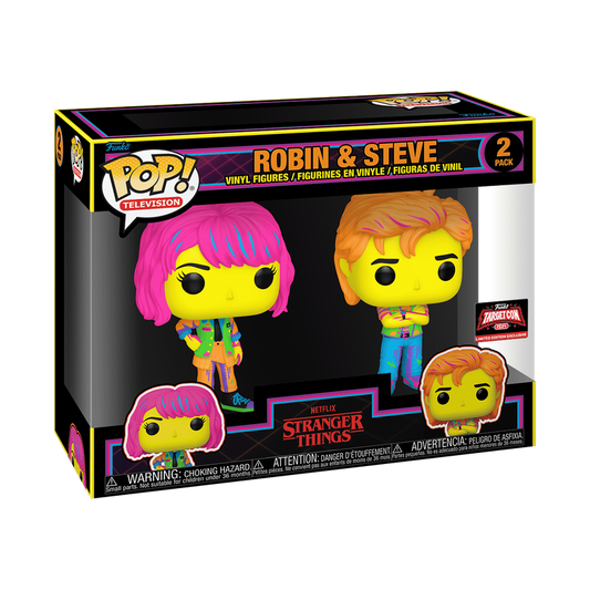 Pop! Robin & Steve 2-Pack (Black Light)