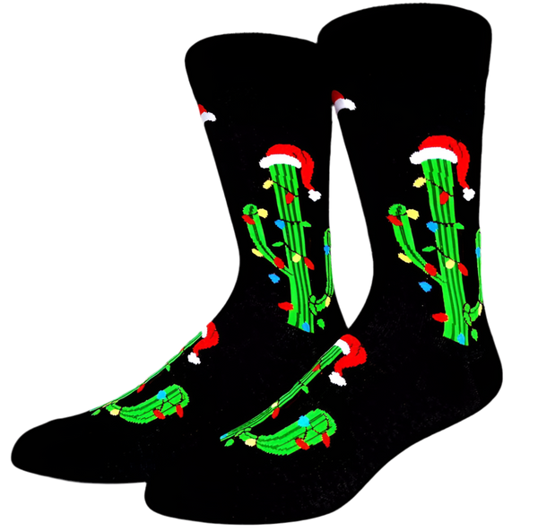 chaussettes cactus de noel mrcol