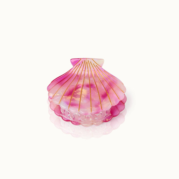 Pink Seashell Hair Clip
