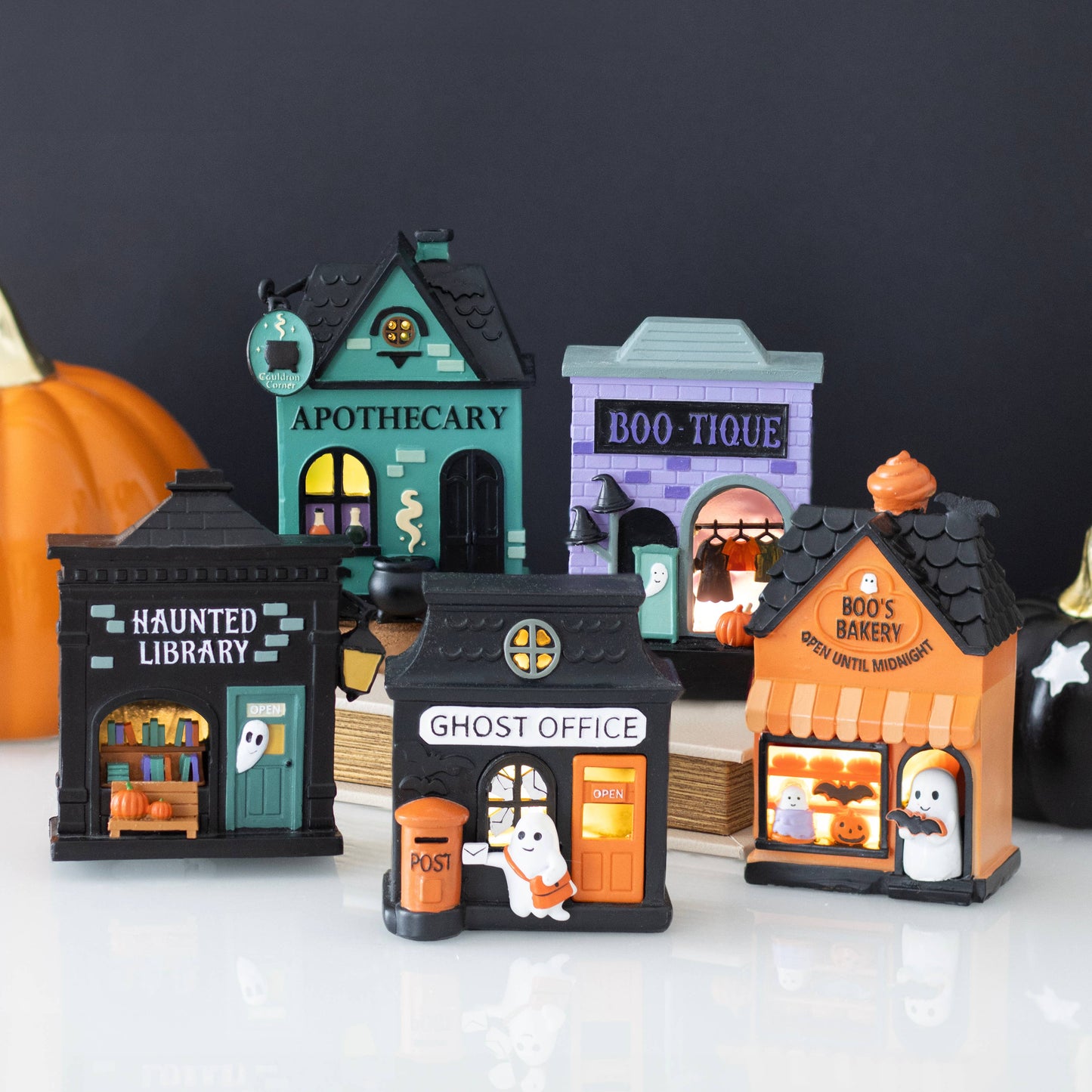 Décoration LED d'Halloween en forme de fantôme pour bureau