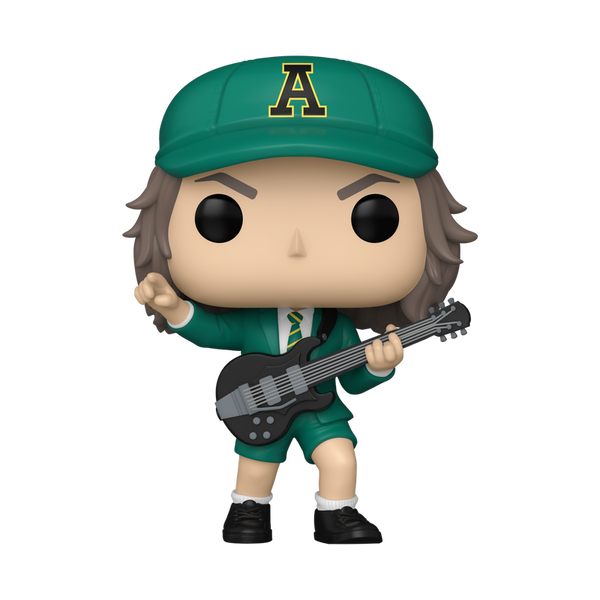 Funko Pop! Angus Young en tenue verte – Ac/Dc
