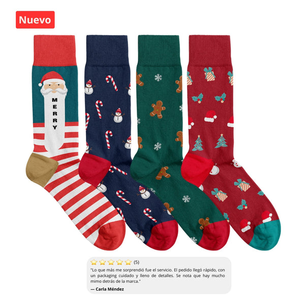 Pack Chaussettes Christmas 🎅🍬🎁