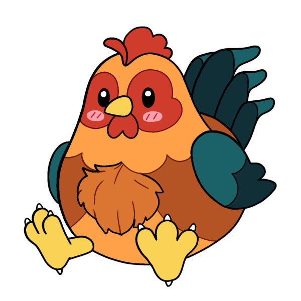 Peluche Mini Squishable – Coq