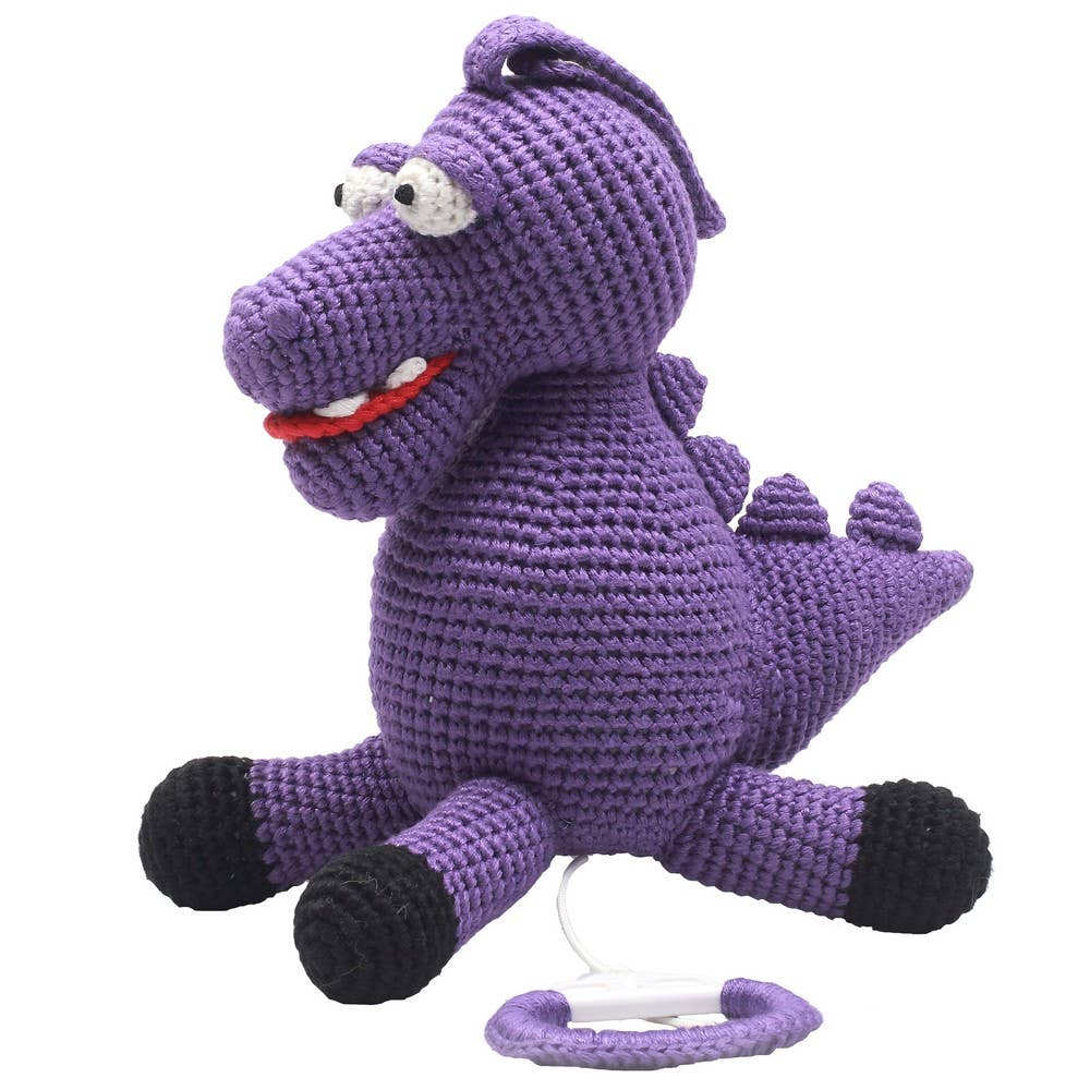 Spieluhr - Lila Krokodil